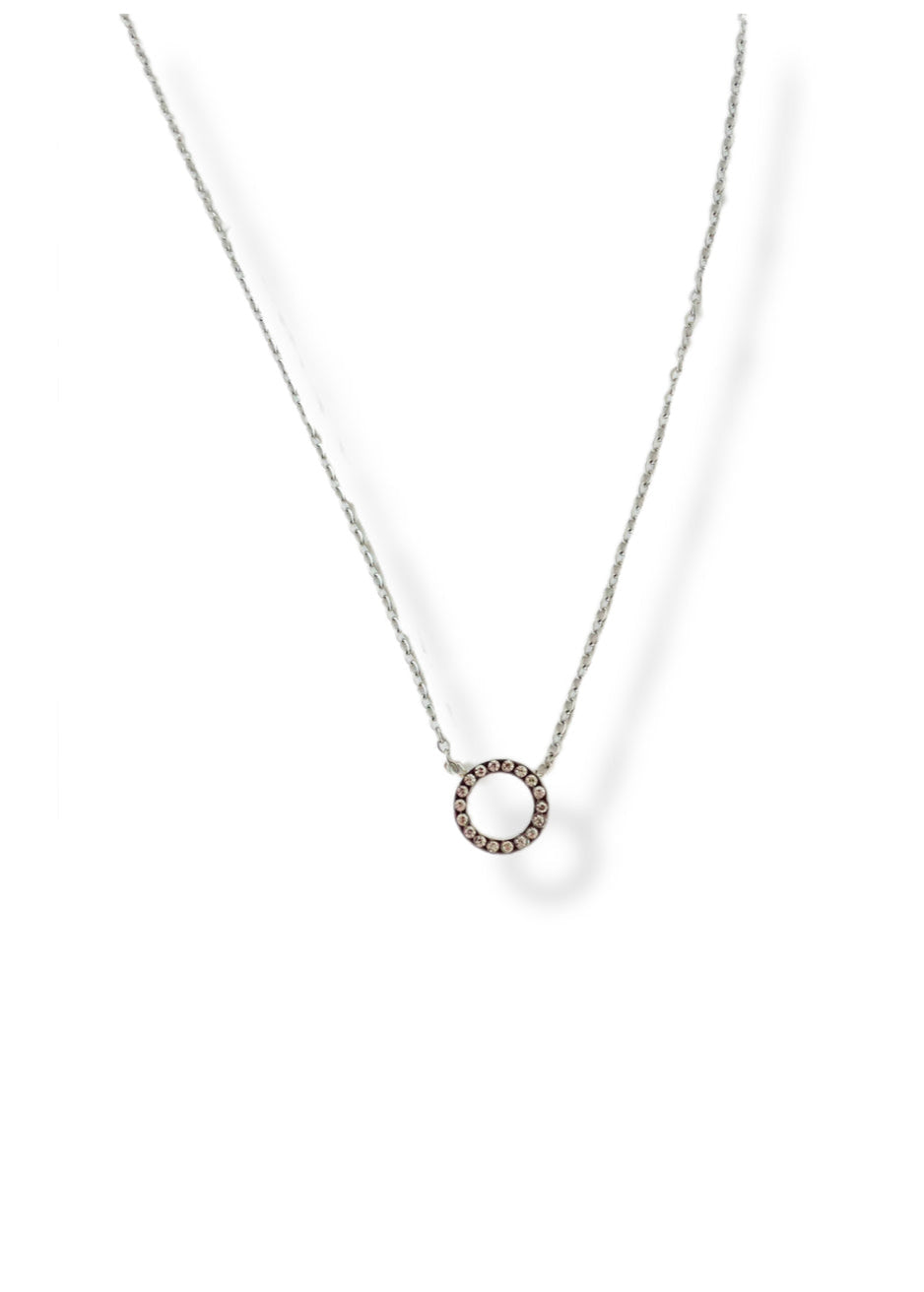 Circle with crystals