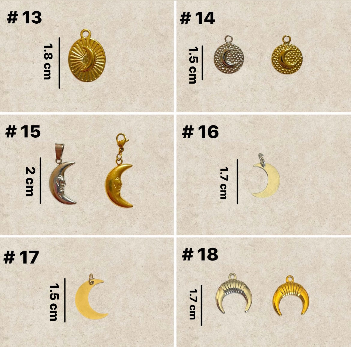 Moon, stars , sun and other Charms 1 -36