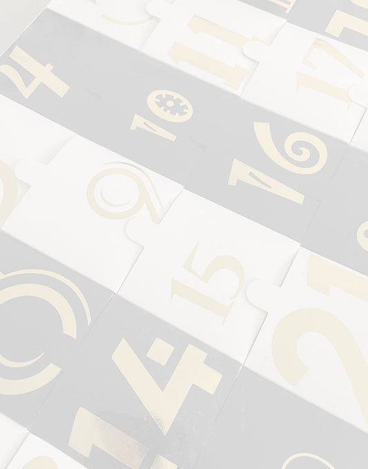 Calendário 24 peças