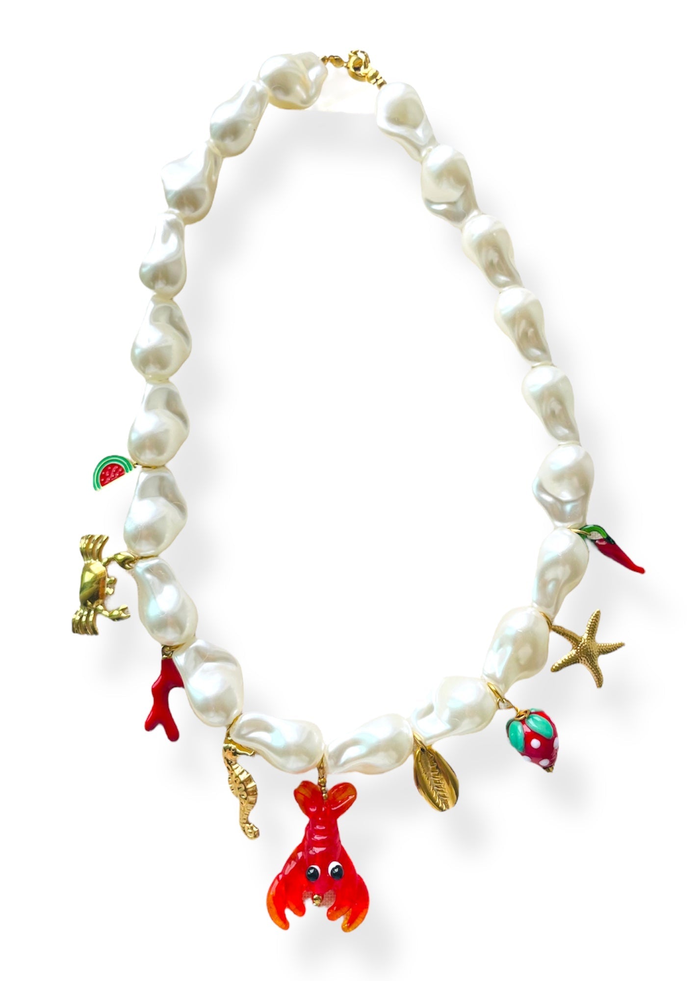 Lobster Charm Necklace