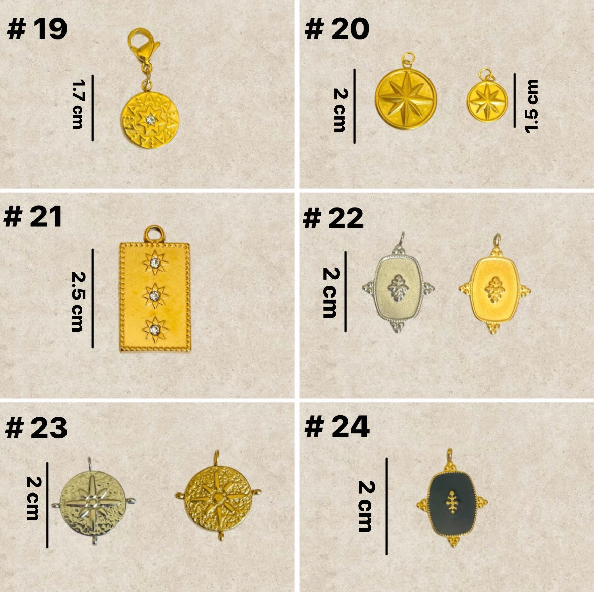 Moon, stars , sun and other Charms 1 -36