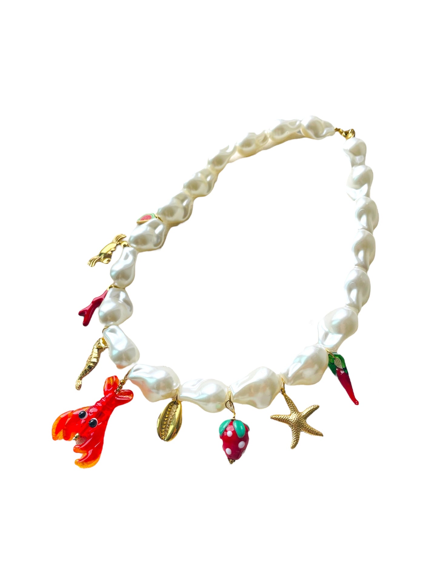 Lobster Charm Necklace