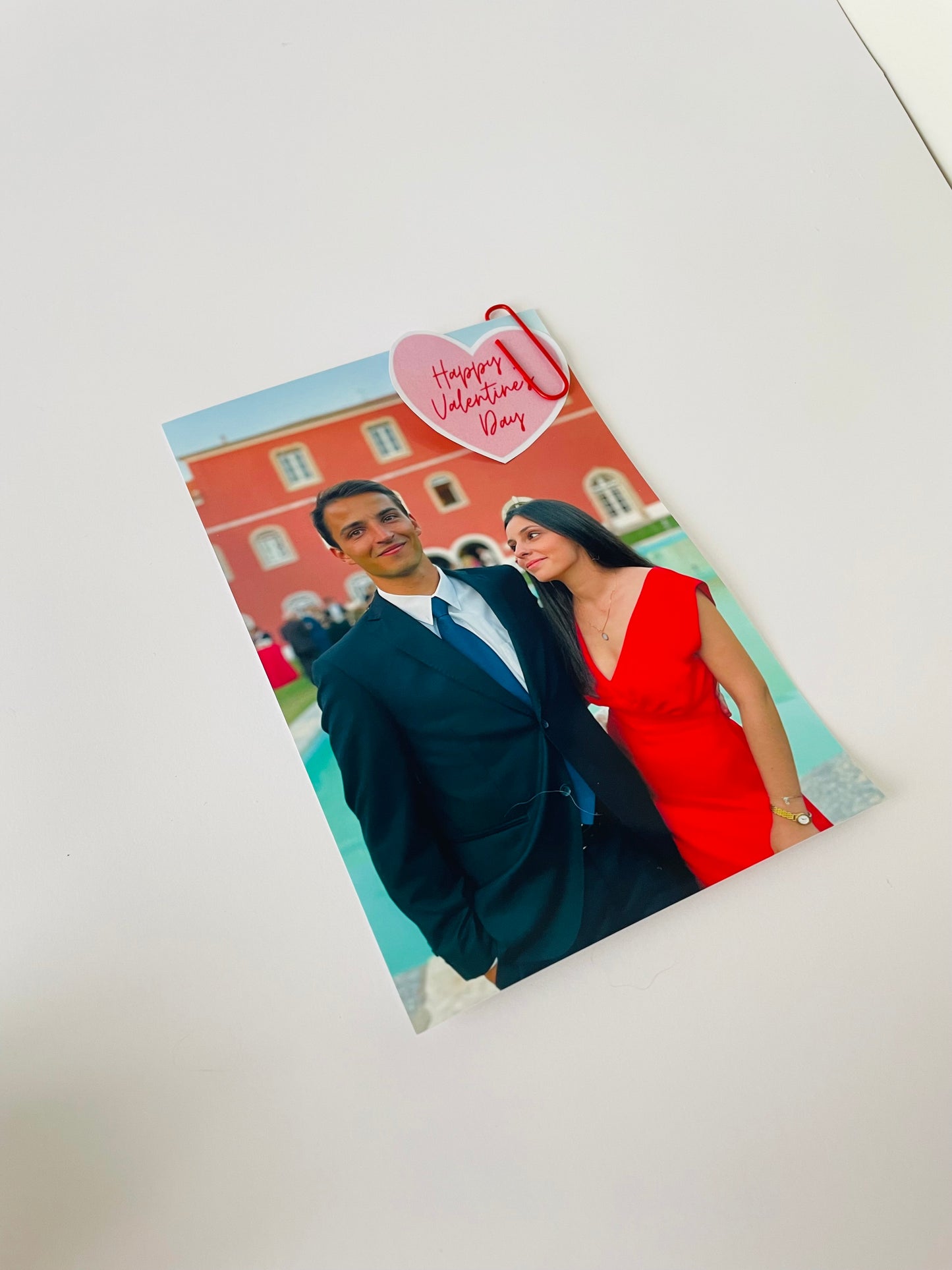 Caixa com suporte jóias + fotografia