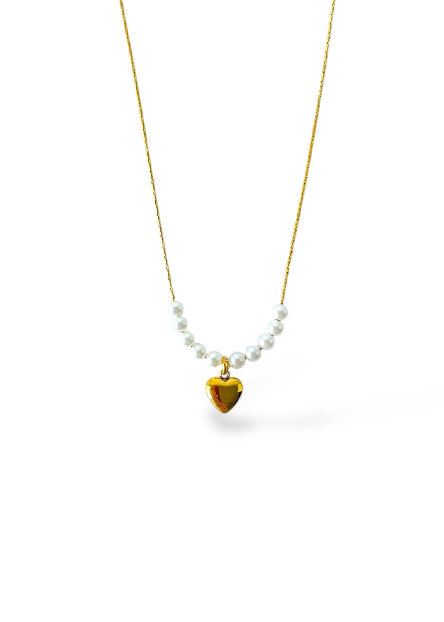 Mini Heart with pearls