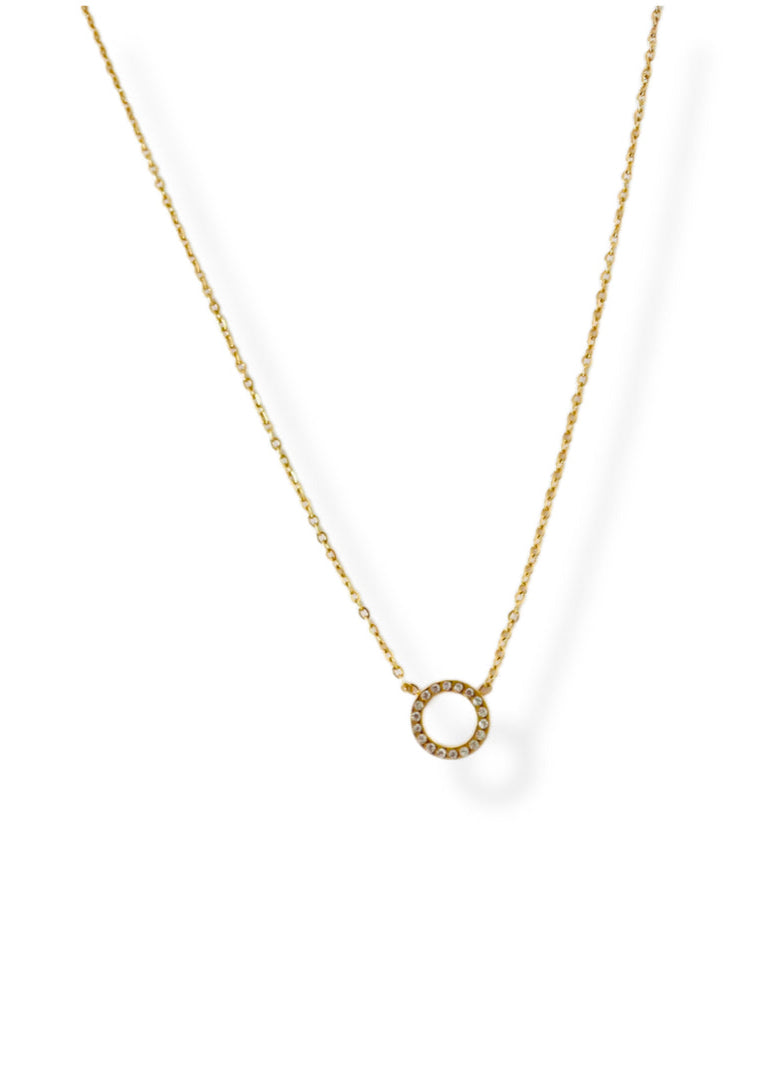 Circle with crystals