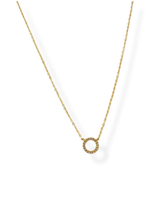 Circle with crystals