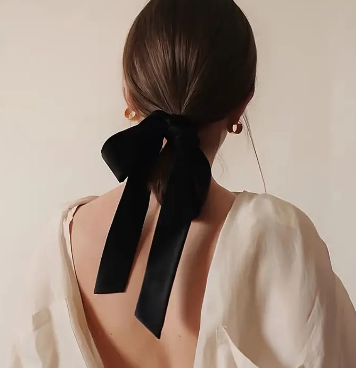 Black elastic lace