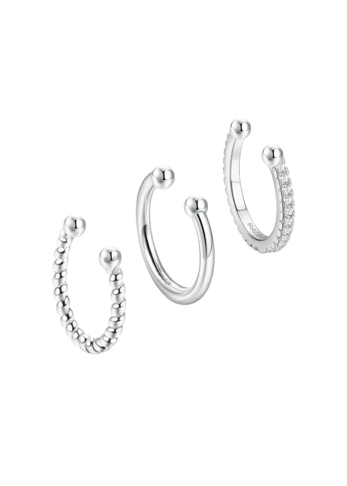 Silver Earcuffs